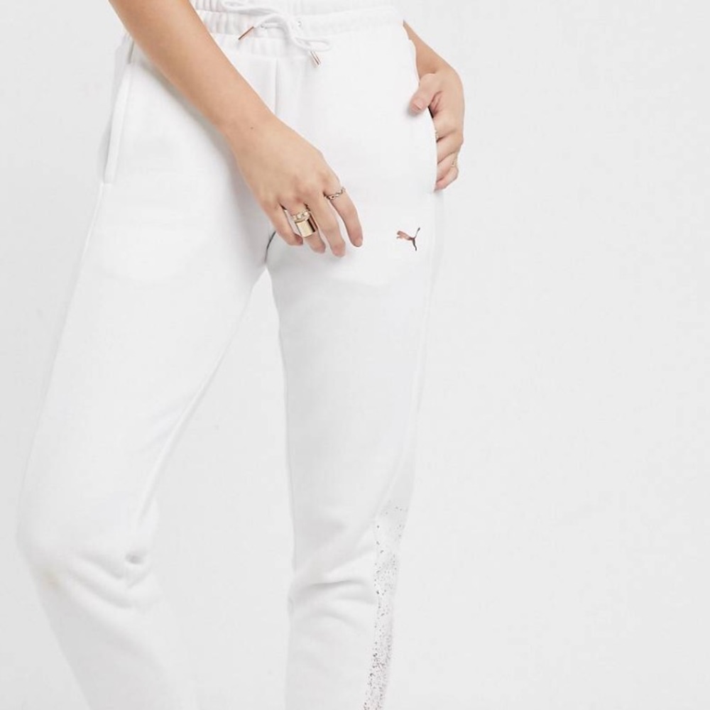 NWOT Puma metallic jogger